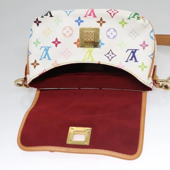 LOUIS VUITTON Monogram Multicolor Patty Shoulder Bag White M40305 - Picture 10 of 16